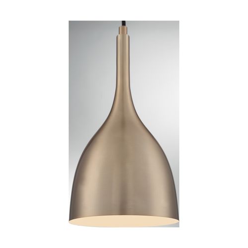 Main product image of Bellcap 1 Light Small Pendant Fixture Burnished Brass Finish