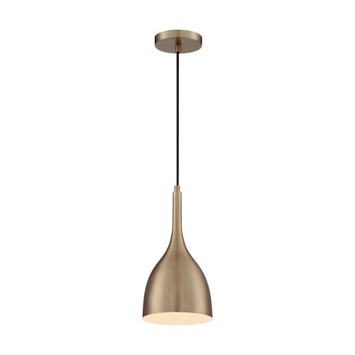 Main product image of Bellcap 1 Light Small Pendant Fixture Burnished Brass Finish