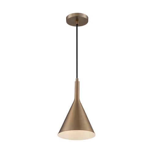 Main product image of Lightcap 1 Light Small Pendant Fixture Burnished Brass Finish