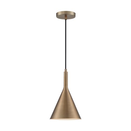 Main product image of Lightcap 1 Light Small Pendant Fixture Burnished Brass Finish