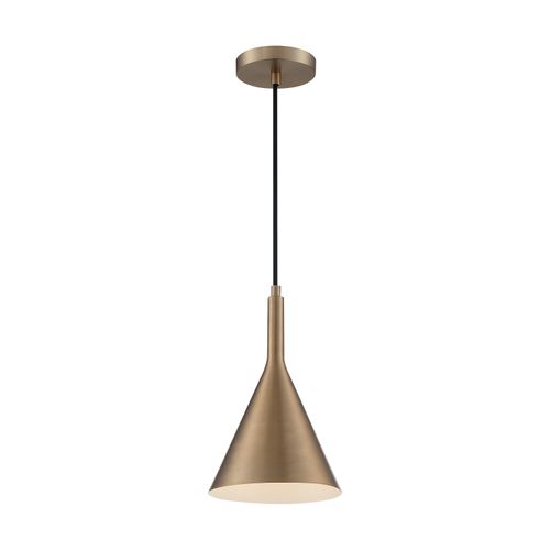 Main product image of Lightcap 1 Light Small Pendant Fixture Burnished Brass Finish