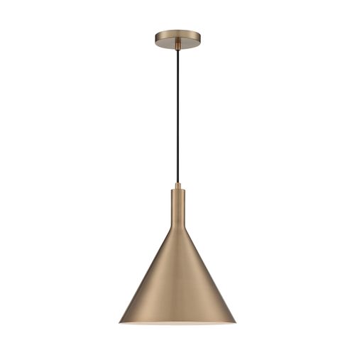 Main product image of Lightcap 1 Light Large Pendant Fixture Burnished Brass Finish