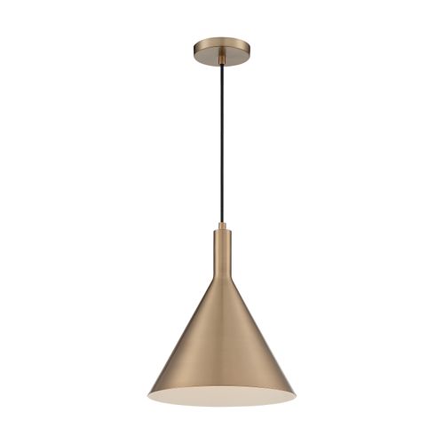 Main product image of Lightcap 1 Light Large Pendant Fixture Burnished Brass Finish