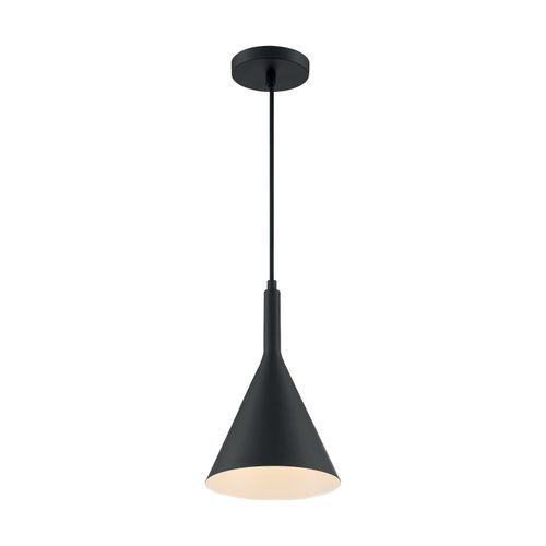Main product image of Lightcap 1 Light Small Pendant Fixture Matte Black Finish