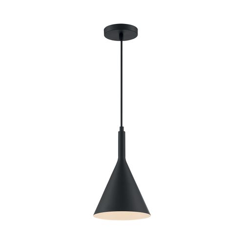 Main product image of Lightcap 1 Light Small Pendant Fixture Matte Black Finish