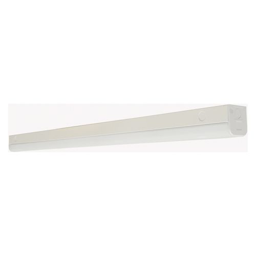 Main product image of LED 4 ft. Slim Strip Light 38W 4000K White Finish w/ Knockout
