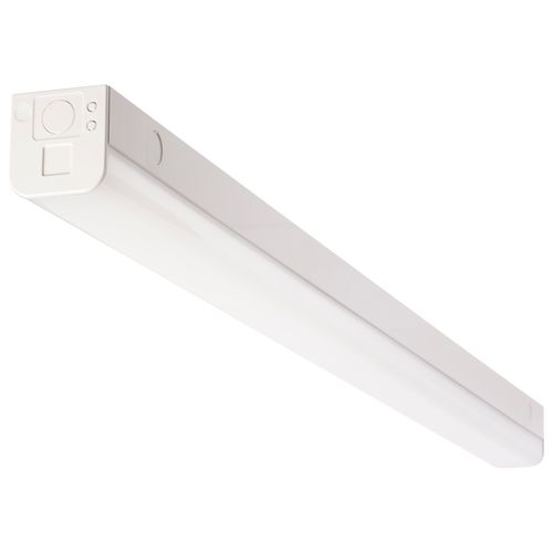 Main product image of LED 4 ft. Slim Strip Light 38W 5000K White Finish w/ Knockout