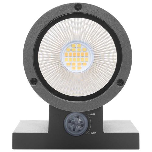 Main product image of 2 Light LED Medium Up and Down Sconce Fixture Black Finish (20W, 120/277V), 65-1763