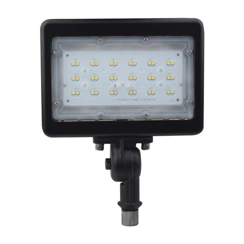 Main product image of LED Medium Flood Light 30W 5000K Bronze Finish 100V-277V Dimmable