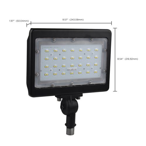 Main product image of LED Large Flood Light 50W 5000K Bronze Finish 100V-277V Dimmable