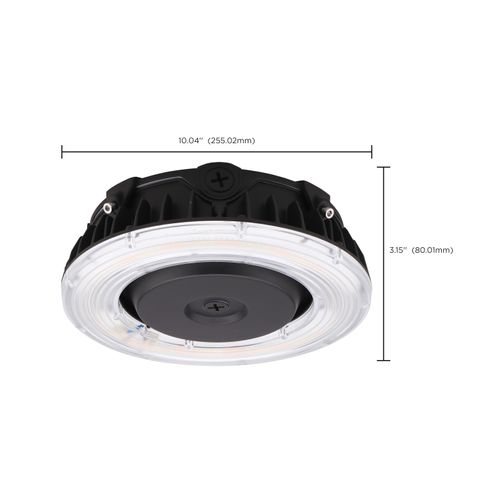 Main product image of LED Canopy Fixture 25 Watt CCT Selectable Bronze Finish