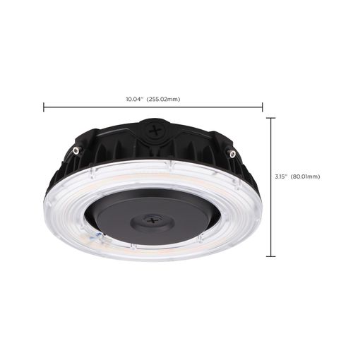 Main product image of LED Canopy Fixture 40 Watt CCT Selectable Bronze Finish
