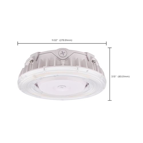 Main product image of LED Canopy Fixture 100 Watt CCT Selectable White Finish
