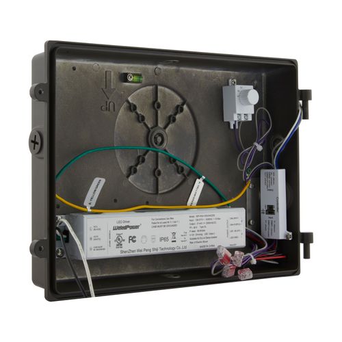 Main product image of CCT and Wattage Adjustable LED Wall Pack Integrated Bypassable Photocell CCT Selectable from 3000, 4000 or 5000K Wattage Selectable from 80, 100, or 120 Watt 120-347 Volt