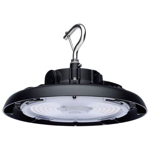 Main product image of Wattage 80W/100W/120W and CCT Selectable 3K/4K/5K LED UFO High Bay 120-347 Volt Black Finish