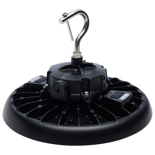 Main product image of Wattage 80W/100W/120W and CCT Selectable 3K/4K/5K LED UFO High Bay 120-347 Volt Black Finish