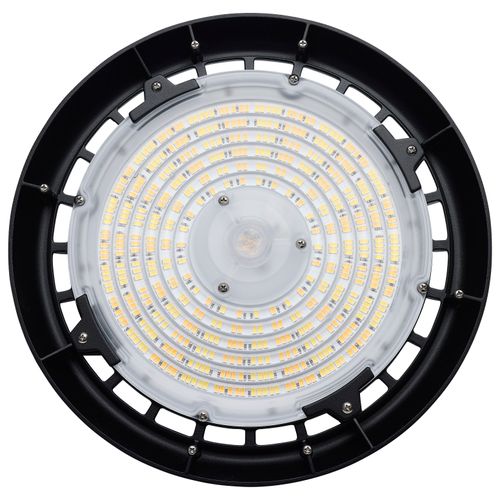 Main product image of Wattage 80W/100W/120W and CCT Selectable 3K/4K/5K LED UFO High Bay 120-347 Volt Black Finish
