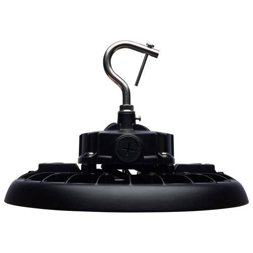 Main product image of Wattage 80W/100W/120W and CCT Selectable 3K/4K/5K LED UFO High Bay 120-347 Volt Black Finish