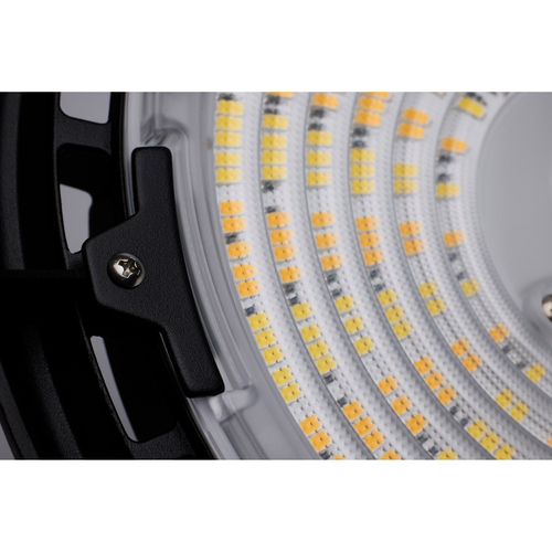 Main product image of Wattage 80W/100W/120W and CCT Selectable 3K/4K/5K LED UFO High Bay 120-347 Volt Black Finish
