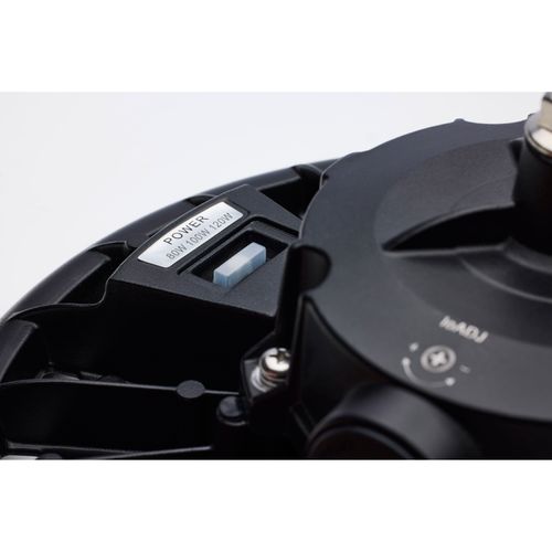 Main product image of Wattage 80W/100W/120W and CCT Selectable 3K/4K/5K LED UFO High Bay 120-347 Volt Black Finish