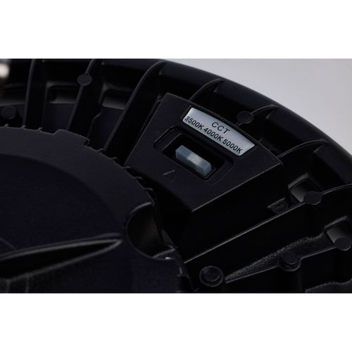 Main product image of Wattage 150W/175W/200W and CCT Selectable 3K/4K/5K LED UFO High Bay 120-347 Volt Black Finish