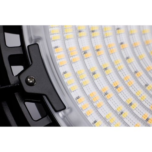 Main product image of Wattage 150W/175W/200W and CCT Selectable 3K/4K/5K LED UFO High Bay 120-347 Volt Black Finish
