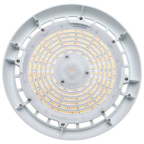 Main product image of Wattage 80W/100W/120W and CCT Selectable 3K/4K/5K LED UFO High Bay 120-347 Volt White Finish