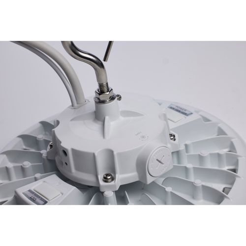 Main product image of Wattage 80W/100W/120W and CCT Selectable 3K/4K/5K LED UFO High Bay 120-347 Volt White Finish