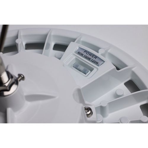 Main product image of Wattage 80W/100W/120W and CCT Selectable 3K/4K/5K LED UFO High Bay 120-347 Volt White Finish