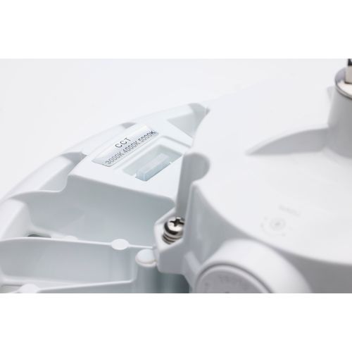 Main product image of Wattage 80W/100W/120W and CCT Selectable 3K/4K/5K LED UFO High Bay 120-347 Volt White Finish