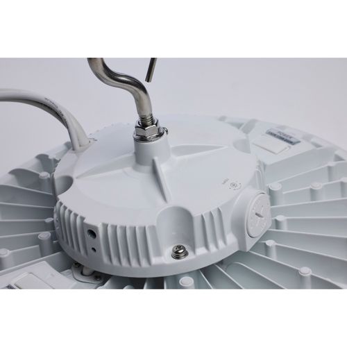 Main product image of Wattage 150W/175W/200W and CCT Selectable 3K/4K/5K LED UFO High Bay 120-347 Volt White Finish