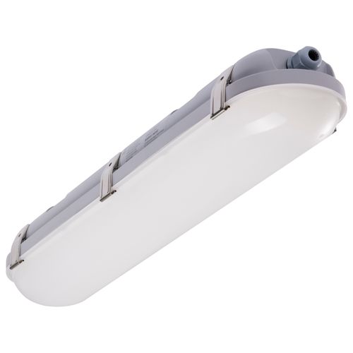 Main product image of 2 Foot 20 Watt Vapor Proof Linear Fixture CCT Selectable IP65 and IK08 Rated 0-10V Dimming 120V-347V