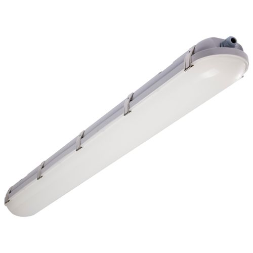Main product image of 4 Foot Vapor Proof Linear Fixture CCT & Wattage Selectable IP65 and IK08 Rated 0-10V Dimming 120V-347V