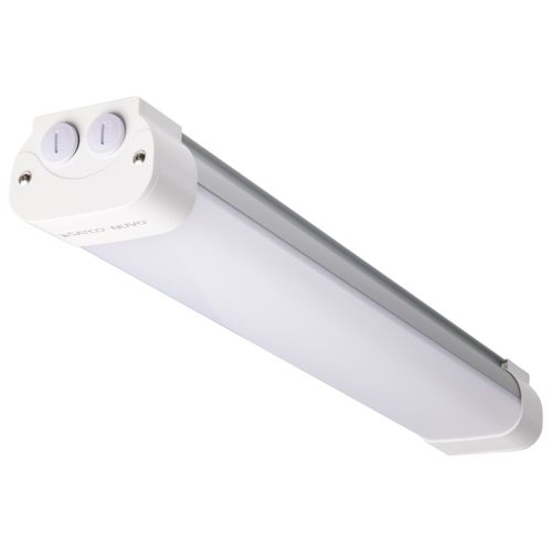 Main product image of 2 Foot 20 Watt LED Tri-Proof Linear Fixture CCT Selectable IP65 and IK08 Rated 0-10V Dimming