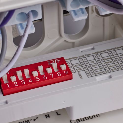 Main product image of 4 Foot LED Tri-Proof Linear Fixture w/ Integrated Microwave Sensor CCT & Wattage Selectable IP65 and IK08 Rated 120V-347V