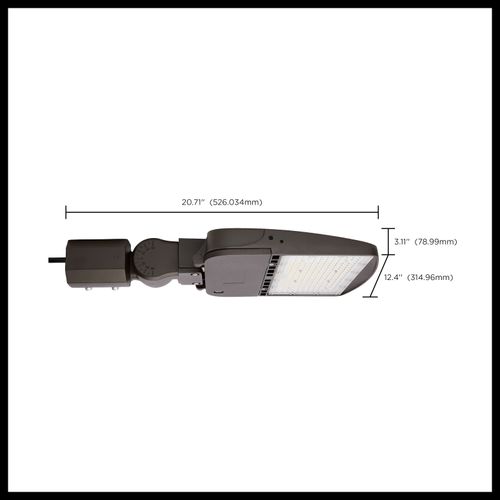 Main product image of LED Area Light Type IV 100W Bronze Finish 5000K 120-277V