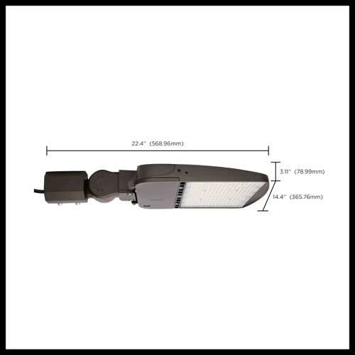 Main product image of LED Area Light Type V 200W Bronze Finish 5000K 120-277V