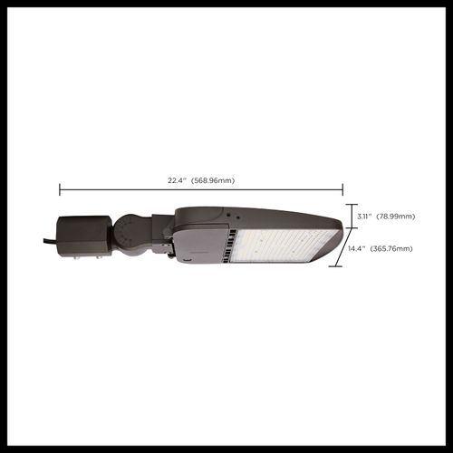Main product image of LED Area Light Type III 200W Bronze Finish 5000K 120-277V