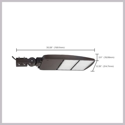 Main product image of LED Area Light Type III 300W Bronze Finish 4000K 120-277V