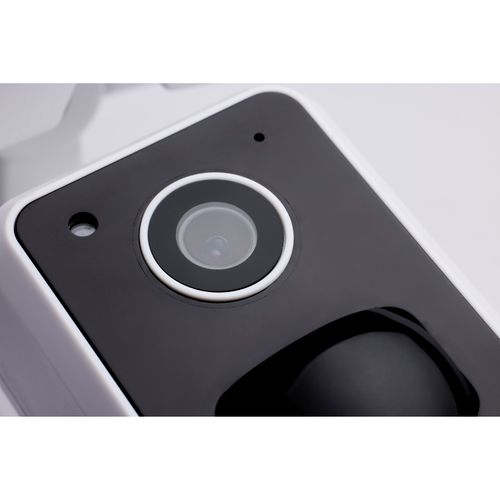 Main product image of 36 Watt Rectangular Outdoor SMART Security Light w/ Camera Starfish Enabled Tunable White White Finish