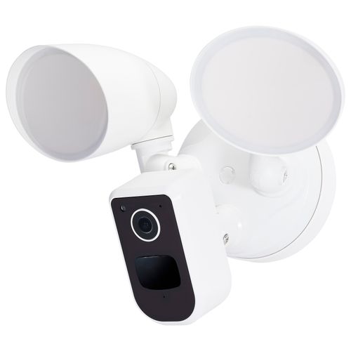Main product image of 20 Watt Bullet Outdoor SMART Security Light w/ Camera Starfish Enabled 3K/4K/5K CCT Selectable White Finish