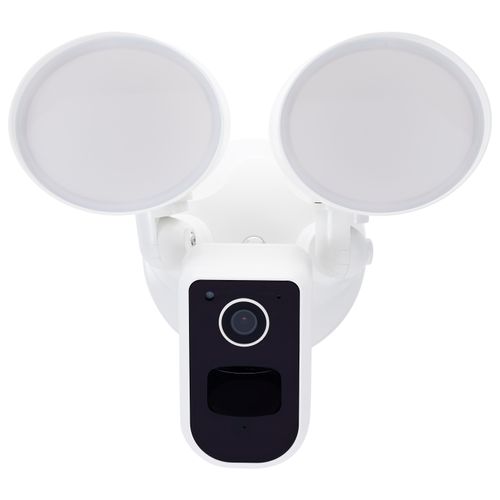 Main product image of 20 Watt Bullet Outdoor SMART Security Light w/ Camera Starfish Enabled 3K/4K/5K CCT Selectable White Finish