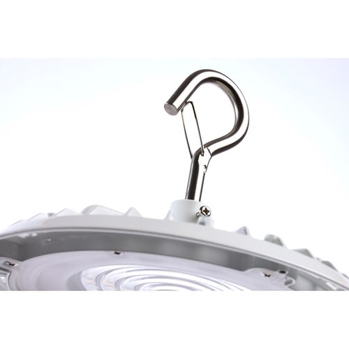 Main product image of 80 Watt Hi-Pro Shop Light w/ Plug 8" Dia. 3000K White Finish 120 Volt