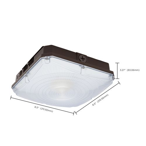 Main product image of 8.5 Inch LED Field Selectable Canopy Fixture 25/30/40 Watts 3K/4K/5K CCT