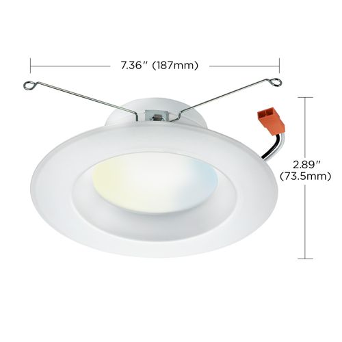 Main product image of 10 Watt 5-6"LED Recessed Downlight Tunable White Starfish IOT 120 Volt 800 Lumens (Pack of 2)