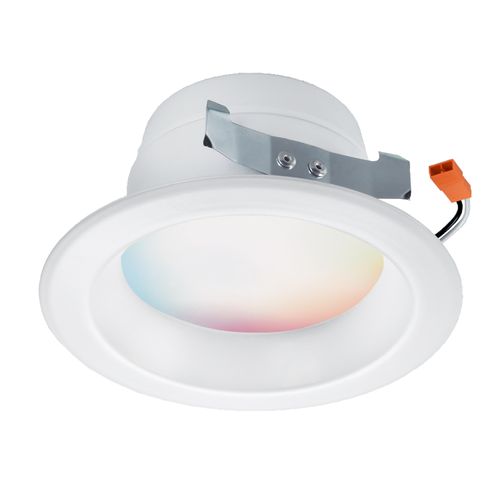 Main product image of 8.7 Watt 4"LED Recessed Downlight RGB & Tunable White Starfish IOT 120 Volt 700 Lumens JA8