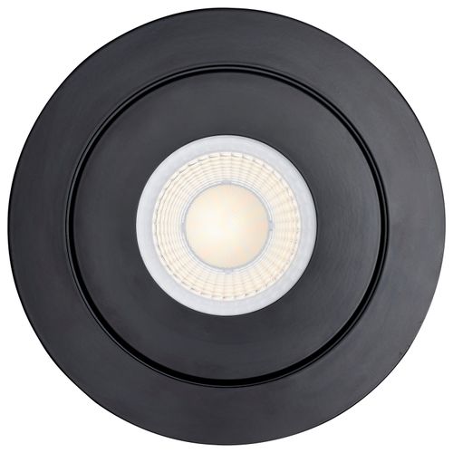 Main product image of 15 Watt LED Gimbaled Downlight 6" RGB & Tunable White Round Starfish IOT Black Finish 1200 Lumens 120-277 Volt