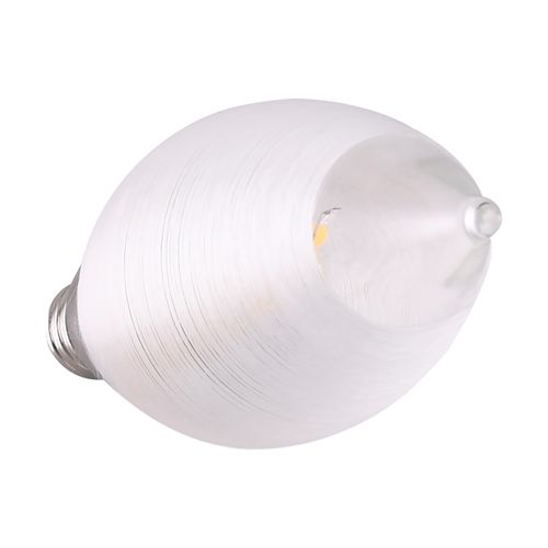 Main product image of 4 Watt CA11 LED Bulb - Satin Spun Clear - Candelabra base - 2700K - 120 Volt (5 Pack)