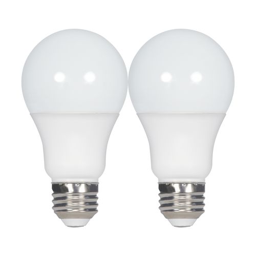 Main product image of 10 Watt - A19 LED Bulb - 2700K - Medium base - 220 deg. Beam Angle - 120 Volt (8 Pack)