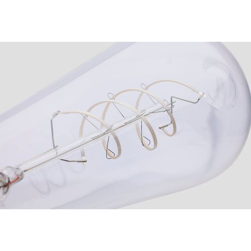Main product image of 6 Watt LED Bulb - Reminiscent - Flex Gray Coil Filament - ST19 - Medium Base - 2700K CCT - Clear - 120 Volt (6 Pack)